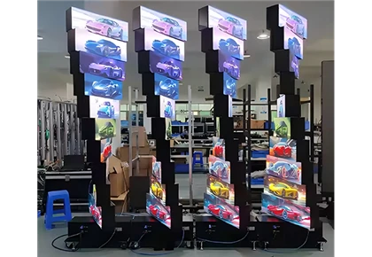 Tampilan LED Berputar Multi-mekanis DNA
